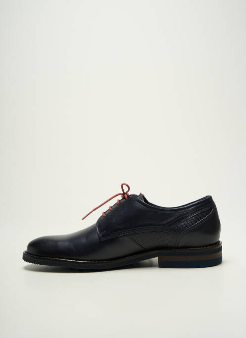 Derbies semelle amovible talon bas bleu FLUCHOS homme