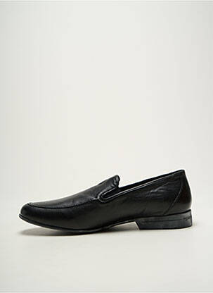 Mocassins tissage satiné talon bas noir PIERRE CARDIN homme