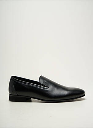 Mocassins tissage satiné talon bas noir PIERRE CARDIN homme