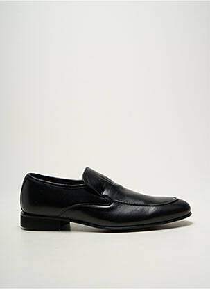 Mocassins tissage satiné talon bas noir PIERRE CARDIN homme