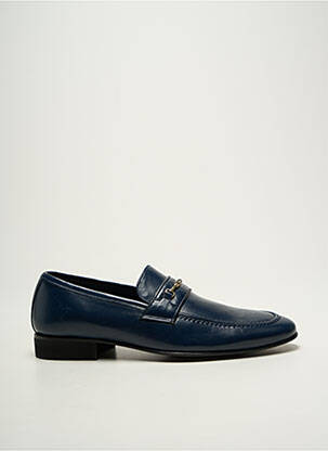 Mocassins tissage satiné talon bas bleu PIERRE CARDIN homme