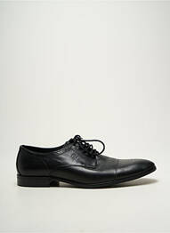 Derbies tissage satiné talon bas noir PIERRE CARDIN homme