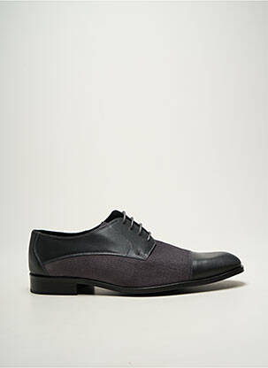 Derbies tissage satiné talon bas gris PIERRE CARDIN homme