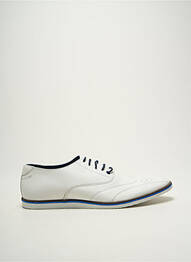 Baskets bout rond bout rond blanc PIERRE CARDIN homme