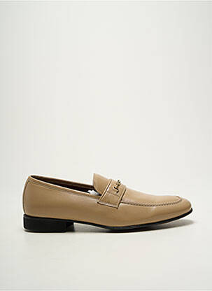 Chaussons/pantoufles tissage satiné talon bas beige PIERRE CARDIN homme