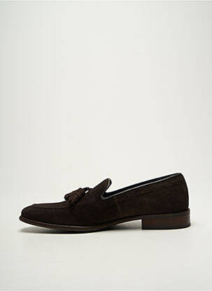 Mocassins bout pointu talon bas marron PIERRE CARDIN homme