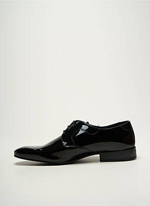 Derbies bout carré talon bas noir PIERRE CARDIN homme