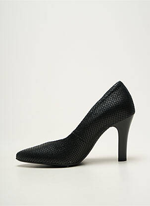 Escarpins tissage satiné talon de 7 à 9cm noir ARA femme