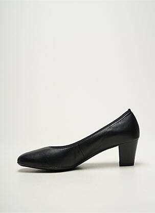Escarpins bout carré talon de 4 à 6cm noir ARA femme