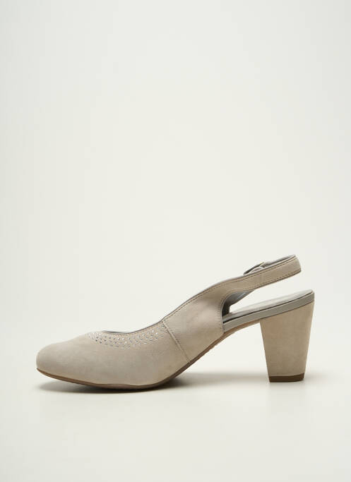Escarpins fermeture boucle(s) talon de 7 à 9cm beige ARA femme
