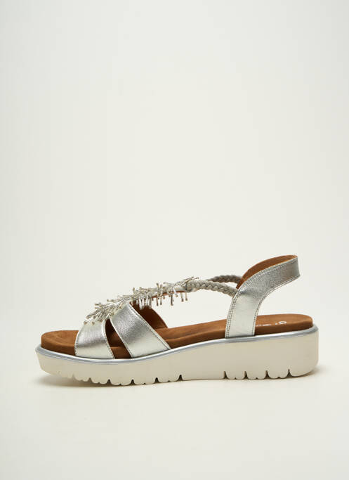 Sandales/Nu pieds argent ARA femme