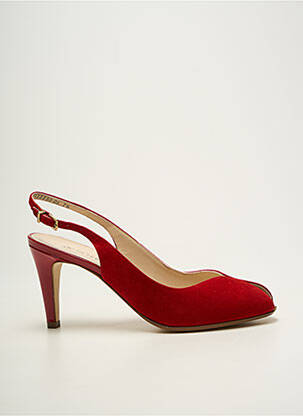 Escarpins fermeture boucle(s) talon de 7 à 9cm rouge PETER KAISER femme