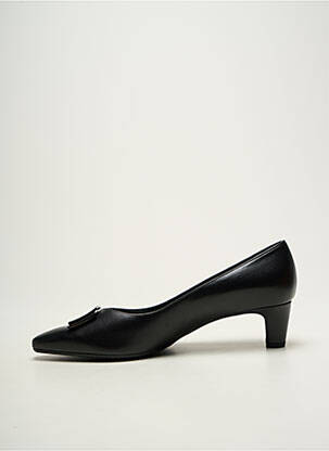 Escarpins tissage satiné talon de 4 à 6cm noir PETER KAISER femme