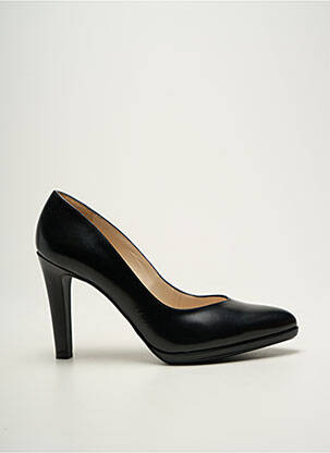 Escarpins tissage satiné talon haut de 10cm et plus noir PETER KAISER femme