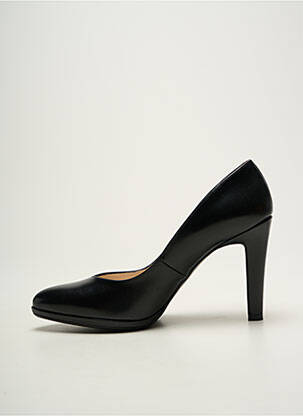 Escarpins tissage satiné talon haut de 10cm et plus noir PETER KAISER femme
