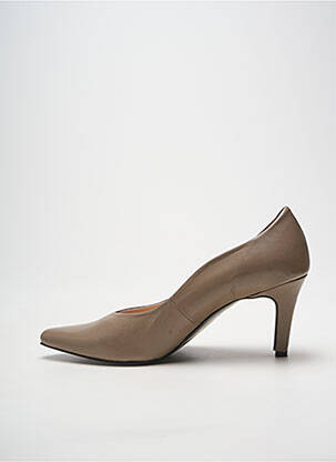 Escarpins bout pointu talon de 7 à 9cm beige XAVIER DANAUD femme