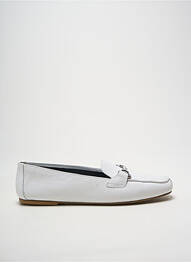Mocassins chiquet talon plat jusqu'à 3cm blanc XAVIER DANAUD femme