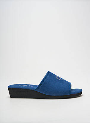 Chaussons/Pantoufles bleu EXQUISE femme