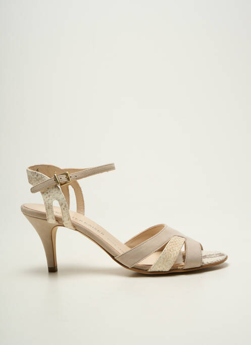 Sandales/nu pieds fermeture bride(s) talon de 7 à 9cm beige PETER KAISER femme