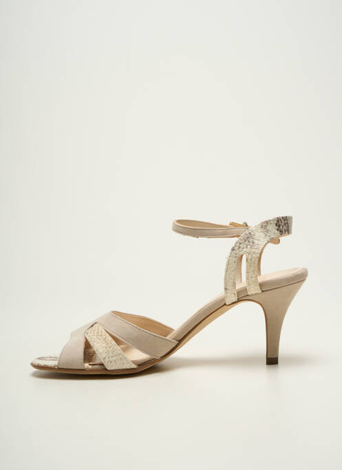Sandales/nu pieds fermeture bride(s) talon de 7 à 9cm beige PETER KAISER femme