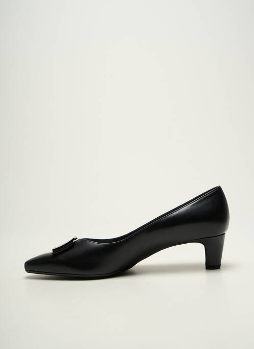 Escarpins tissage satiné talon de 4 à 6cm noir PETER KAISER femme