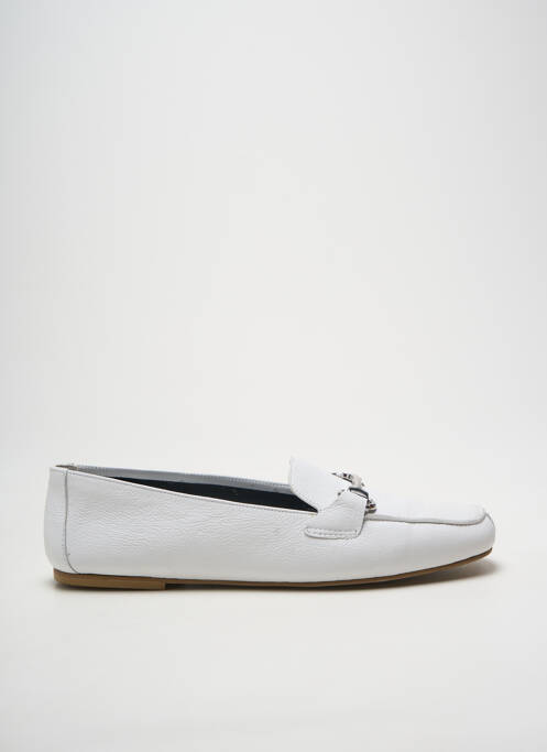 Mocassins matière lisse talon plat jusqu'à 3cm blanc XAVIER DANAUD femme