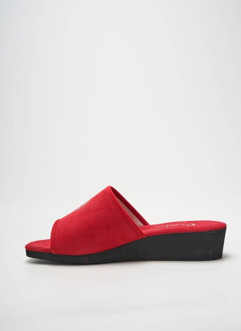 Chaussons/Pantoufles rouge EXQUISE femme