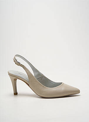 Escarpins fermeture boucle(s) talon de 7 à 9cm beige XAVIER DANAUD femme