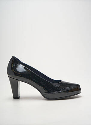 Escarpins matière lisse talon de 7 à 9cm noir DORKING femme