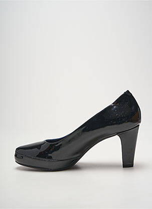 Escarpins matière lisse talon de 7 à 9cm noir DORKING femme