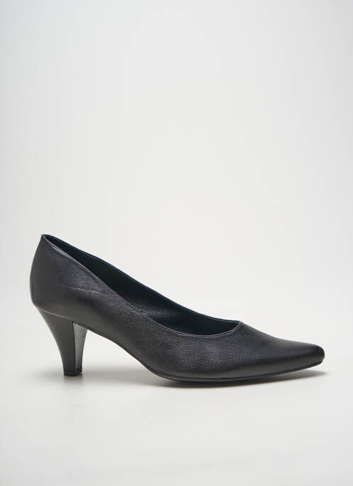 Escarpins tissage satiné talon de 4 à 6cm noir XAVIER DANAUD femme