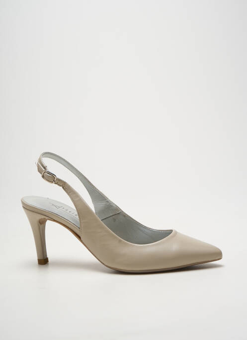 Escarpins fermeture boucle(s) talon de 7 à 9cm beige XAVIER DANAUD femme