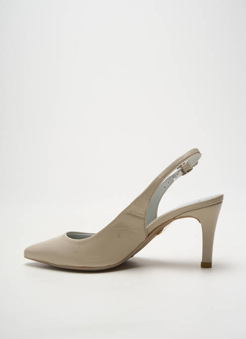 Escarpins fermeture boucle(s) talon de 7 à 9cm beige XAVIER DANAUD femme
