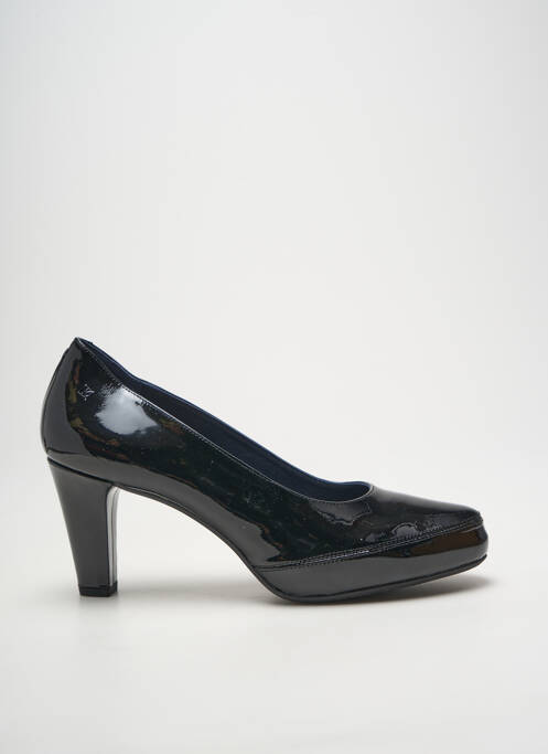 Escarpins matière lisse talon de 7 à 9cm noir DORKING femme