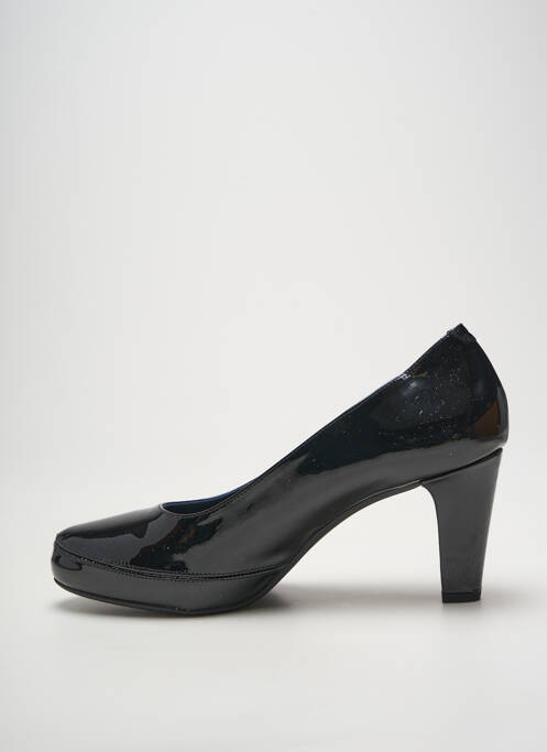 Escarpins matière lisse talon de 7 à 9cm noir DORKING femme