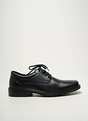 Derbies bout carré talon bas noir RIEKER homme