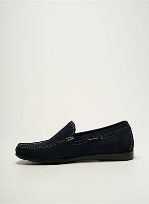 Mocassins voute plantaire bout carré bleu MEPHISTO homme