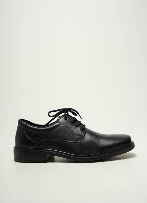 Derbies bout carré talon bas noir RIEKER homme