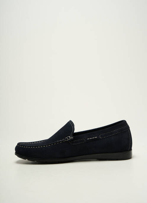 Mocassins voute plantaire bout carré bleu MEPHISTO homme