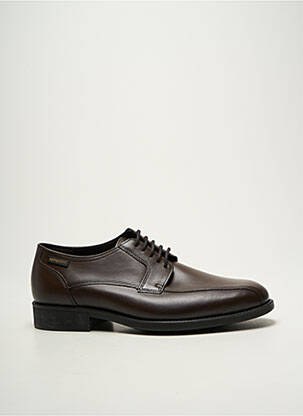 Derbies semelle amovible talon bas marron MEPHISTO homme