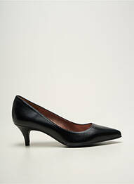 Escarpins tissage satiné talon de 4 à 6cm noir MARIAN femme