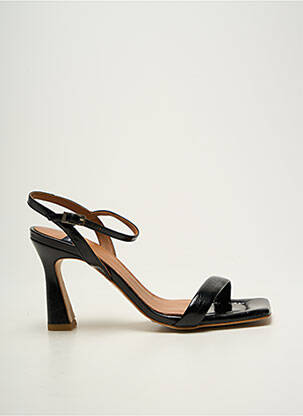 Sandales/nu pieds matière lisse talon haut de 10cm et plus noir ANGEL ALARCON femme