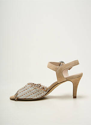Sandales/nu pieds talon aiguille talon de 7 à 9cm beige MARIAN femme