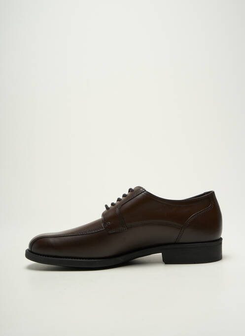 Derbies semelle amovible talon bas marron MEPHISTO homme