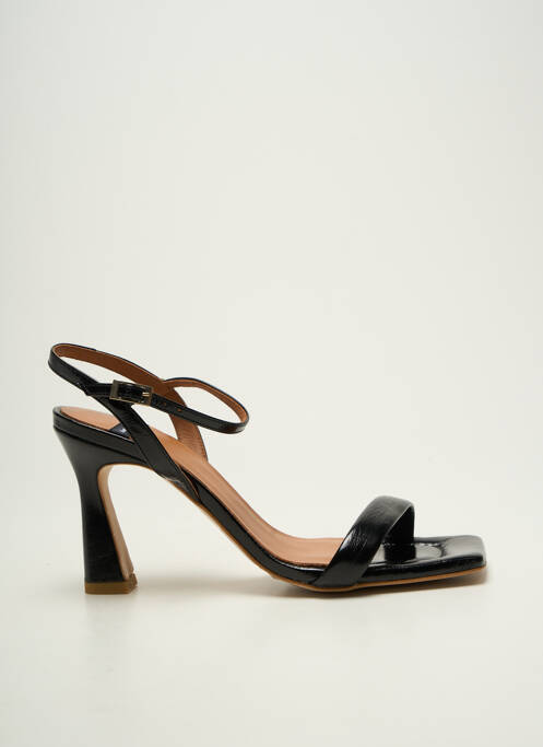 Sandales/nu pieds matière lisse talon haut de 10cm et plus noir ANGEL ALARCON femme
