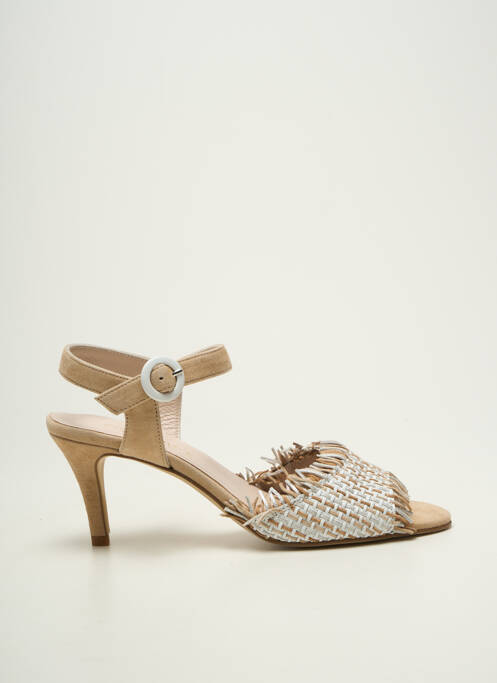 Sandales/nu pieds fermeture bride(s) talon de 7 à 9cm beige MARIAN femme