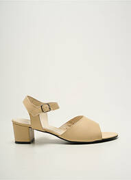 Sandales/nu pieds talon bottier talon de 4 à 6cm beige XAVIER DANAUD femme