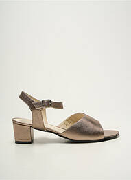 Sandales/nu pieds talon bottier talon de 4 à 6cm or XAVIER DANAUD femme