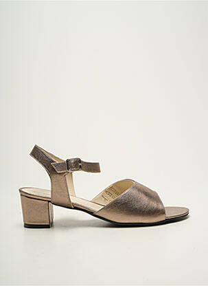 Sandales/nu pieds talon bottier talon de 4 à 6cm or XAVIER DANAUD femme