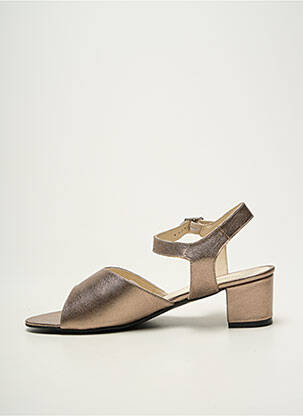 Sandales/nu pieds talon bottier talon de 4 à 6cm or XAVIER DANAUD femme